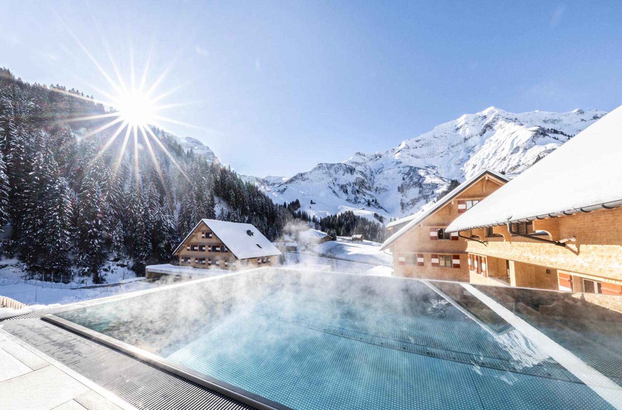 Berghaus Schroecken - Hotel Apartments Spa エクステリア 写真