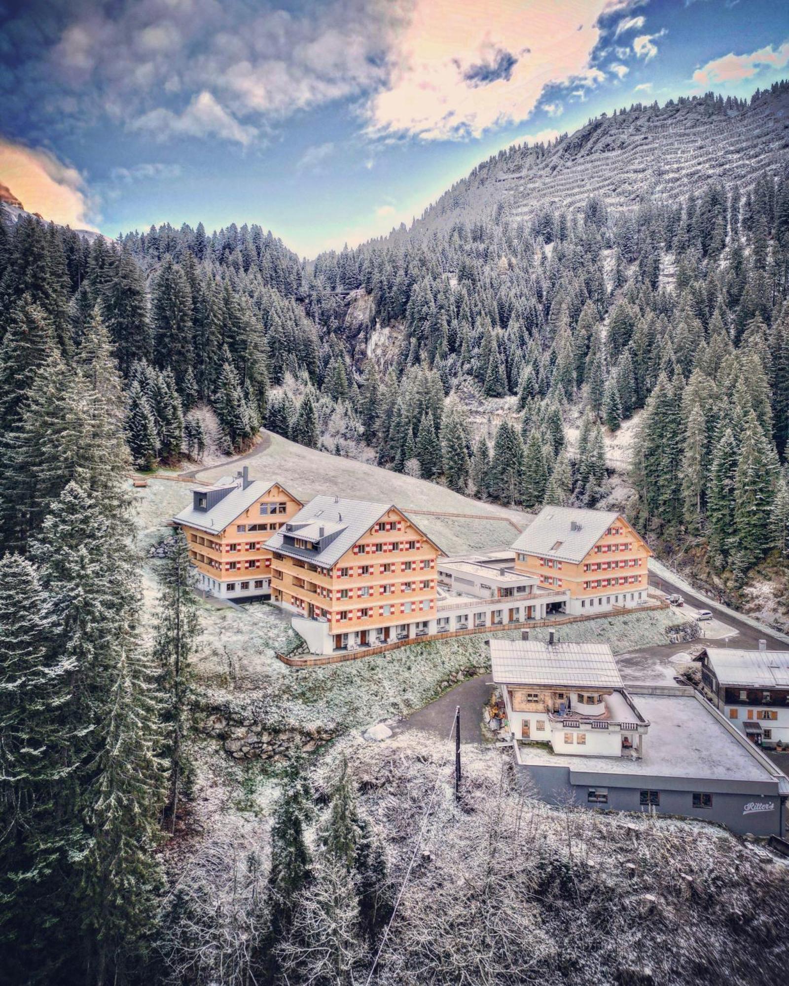 Berghaus Schroecken - Hotel Apartments Spa エクステリア 写真