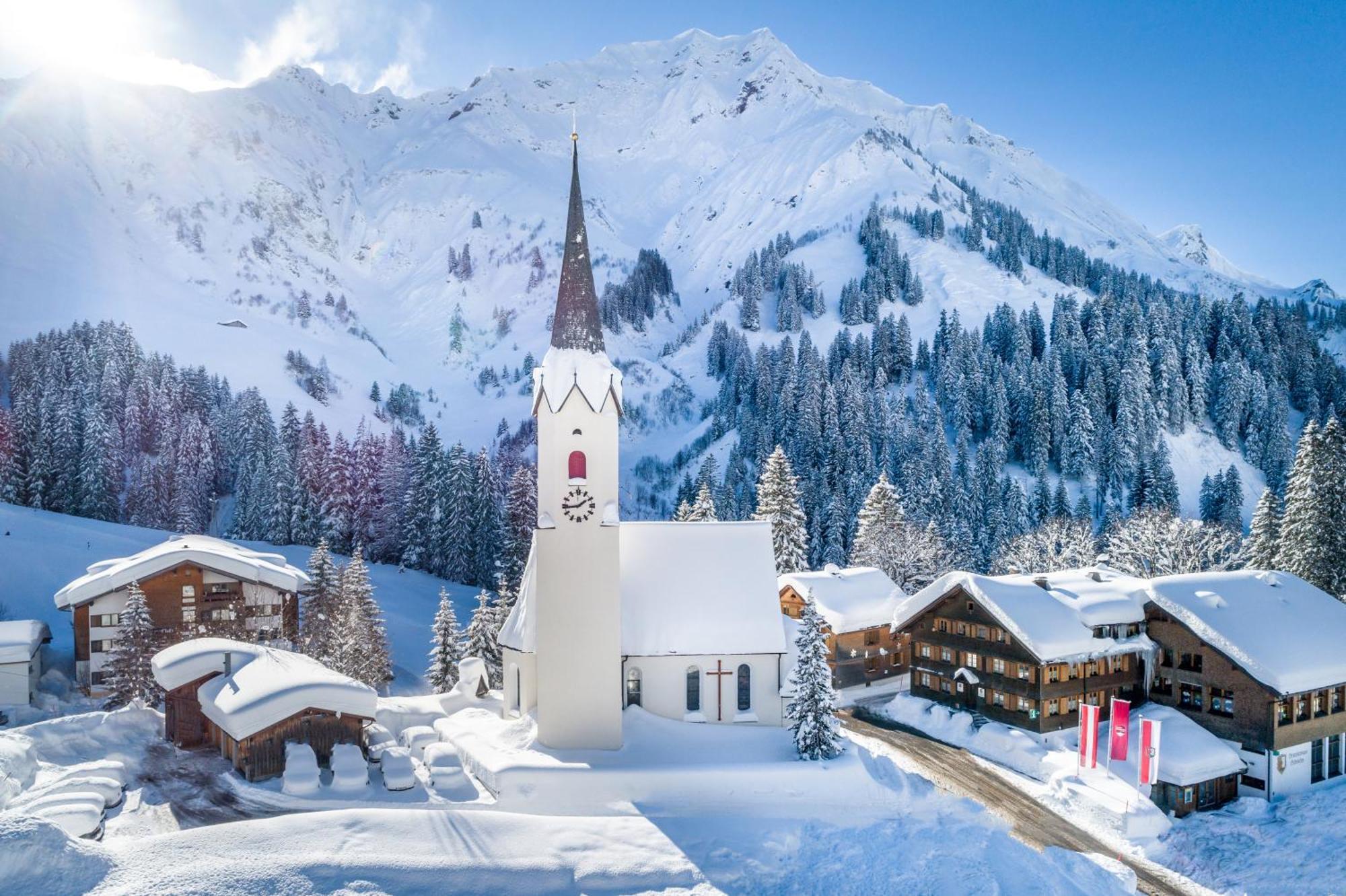 Berghaus Schroecken - Hotel Apartments Spa エクステリア 写真