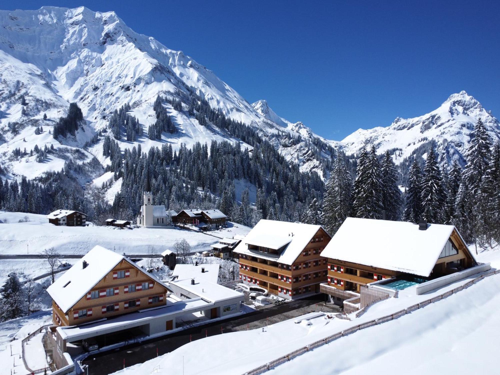 Berghaus Schroecken - Hotel Apartments Spa エクステリア 写真