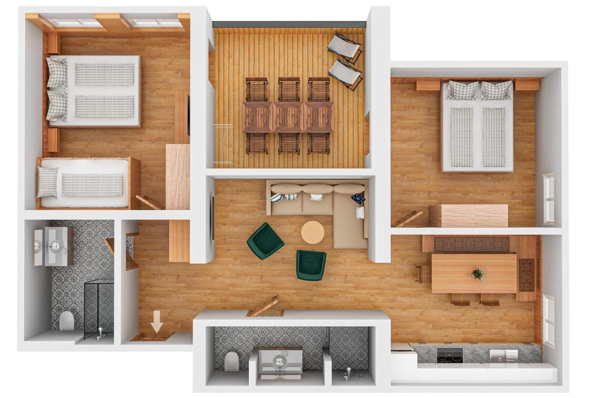 Berghaus Schroecken - Hotel Apartments Spa エクステリア 写真