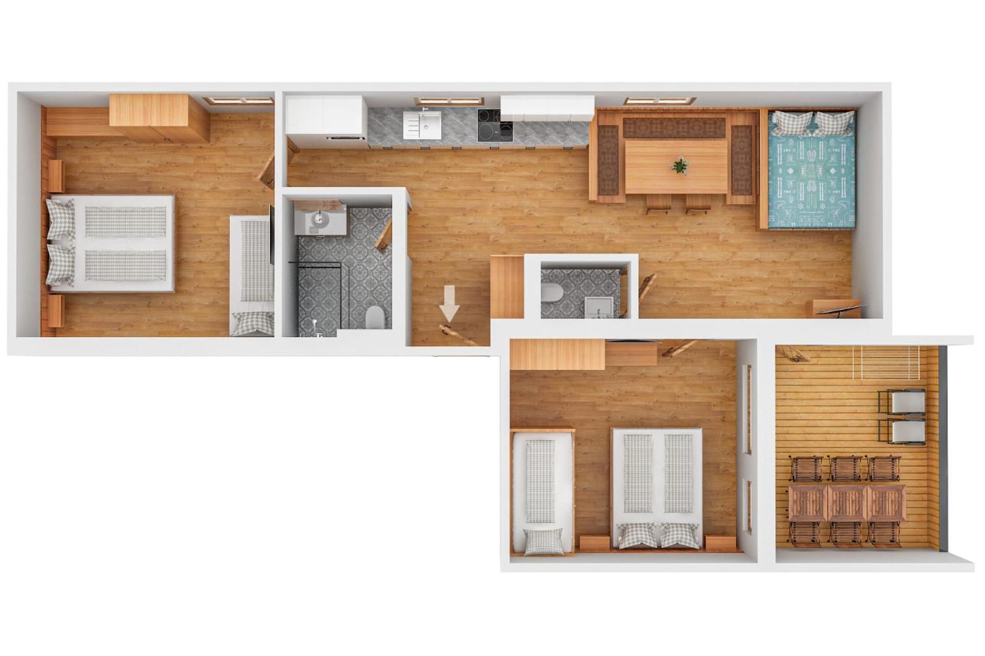 Berghaus Schroecken - Hotel Apartments Spa エクステリア 写真